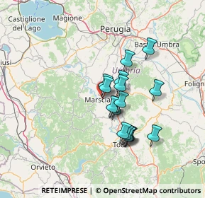 Mappa SS317, 06055 Marsciano PG, Italia (11.02471)