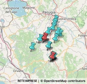 Mappa SS317, 06055 Marsciano PG, Italia (9.7705)