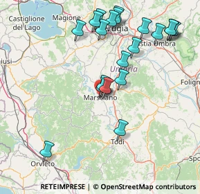 Mappa Largo Dante Menconi, 06055 Marsciano PG, Italia (17.776)