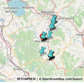 Mappa Piazza Giuseppe Fornasa, 06055 Marsciano PG, Italia (9.4005)