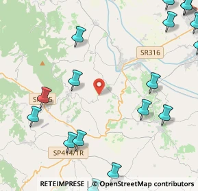 Mappa Loc. Pian di boccio, 06031 Bevagna PG, Italia (6.902)