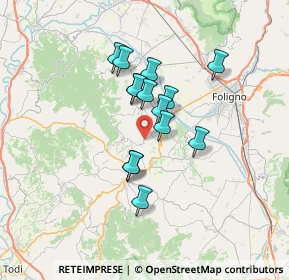 Mappa Loc. Pian di boccio, 06031 Bevagna PG, Italia (5.31857)