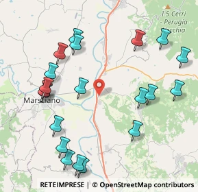 Mappa Via Europa, 06055 Marsciano PG, Italia (5.008)