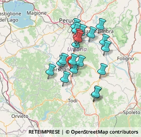 Mappa Via Europa, 06055 Marsciano PG, Italia (11.543)