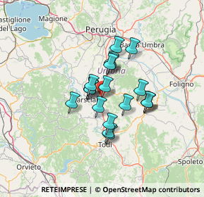 Mappa Via Europa, 06055 Marsciano PG, Italia (9.61)