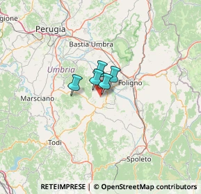 Mappa Via Pian di Boccio, 06031 Bevagna PG, Italia (42.57818)