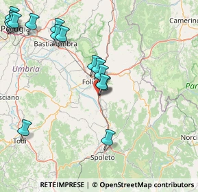 Mappa Via Casale Elvira, 06034 Foligno PG, Italia (20.22667)