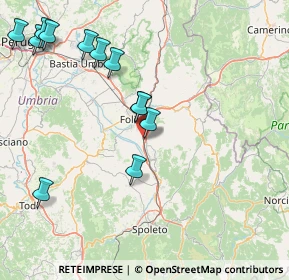 Mappa Via Casale Elvira, 06034 Foligno PG, Italia (19.3725)