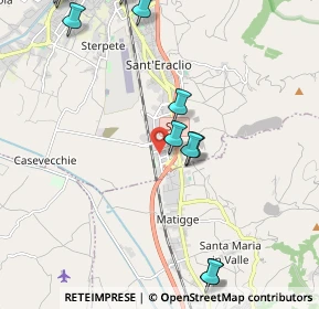Mappa Via Casale Elvira, 06034 Foligno PG, Italia (2.74)