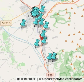 Mappa Via Casale Elvira, 06034 Foligno PG, Italia (3.8125)