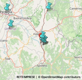 Mappa S.S FLAMINIA-VARIANTE KM 147+544, 06034 Foligno PG, Italia (36.34625)