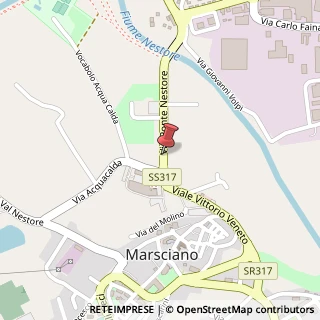 Mappa Via Ponte Nestore, 45, 06055 Marsciano, Perugia (Umbria)