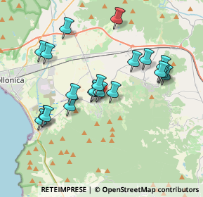 Mappa Località Vallicella, 58020 Scarlino GR, Italia (3.7035)