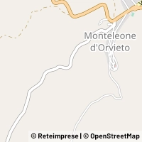 Hartă Monteleone d'Orvieto