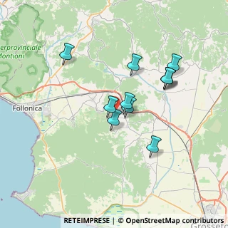 Mappa Localita' Mulino di Mezzo, 58023 Gavorrano GR, Italia (6.41636)