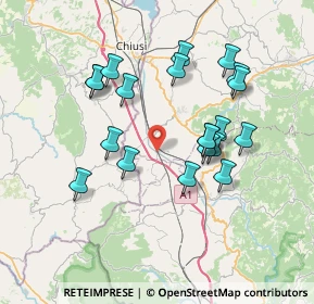 Mappa Loc. Poggiovalle, 05015 Fabro TR, Italia (7.1415)