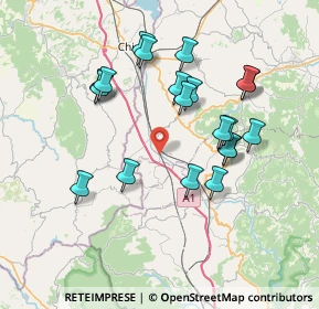 Mappa Loc. Poggiovalle, 05015 Fabro TR, Italia (7.3645)