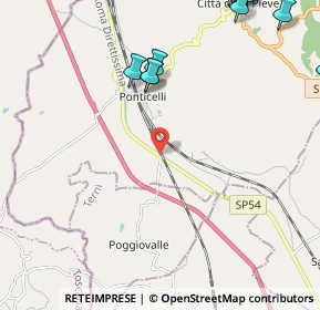 Mappa Loc. Poggiovalle, 05015 Fabro TR, Italia (3.7625)