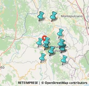 Mappa Localita' Case Sparse Sor Checco, 58038 Seggiano GR, Italia (11.99941)