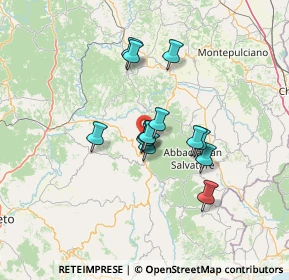 Mappa Localita' Case Sparse Sor Checco, 58038 Seggiano GR, Italia (10.39154)