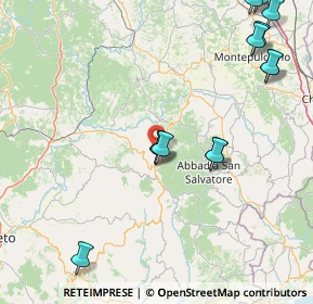 Mappa Localita' Case Sparse Sor Checco, 58038 Seggiano GR, Italia (21.08385)