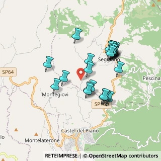 Mappa Localita' Case Sparse Sor Checco, 58038 Seggiano GR, Italia (1.73704)