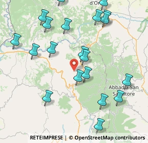 Mappa Localita' Case Sparse Sor Checco, 58038 Seggiano GR, Italia (9.724)