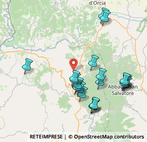 Mappa Localita' Case Sparse Sor Checco, 58038 Seggiano GR, Italia (8.536)