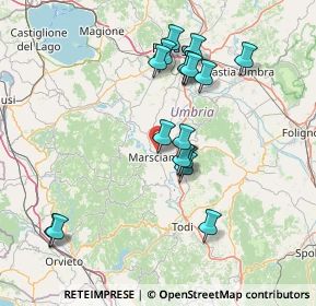 Mappa Zona Industriale Cerro, 06055 Marsciano PG, Italia (15.03882)