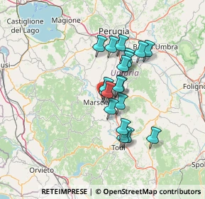 Mappa Zona Industriale Cerro, 06055 Marsciano PG, Italia (10.40211)