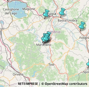 Mappa Zona Industriale Cerro, 06055 Marsciano PG, Italia (18.61091)