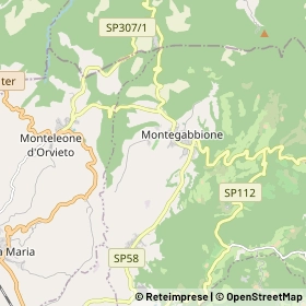 Mappa Montegabbione