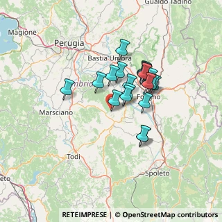 Mappa Via col Ventoso, 06035 Gualdo Cattaneo PG, Italia (10.776)