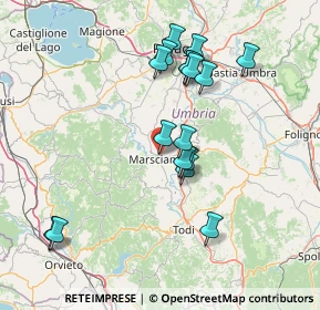 Mappa Via Carlo Faina, 06055 Marsciano PG, Italia (14.99412)