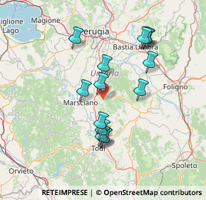 Mappa 06050 Collazzone PG, Italia (13.66786)