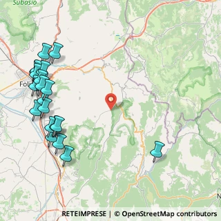 Mappa Località Molini, 06030 Sellano PG, Italia (11.9555)