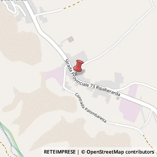 Mappa Via Borgo Piave, 63072 Ripaberarda AP, Italia, 63072 Castignano, Ascoli Piceno (Marche)