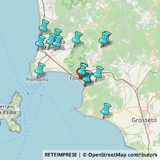 Mappa Via della Repubblica, 58022 Follonica GR, Italia (14.03933)