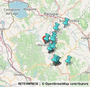 Mappa Via dei Mille, 06055 Marsciano PG, Italia (11.16438)