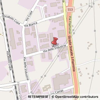 Mappa Via Zona Industriale, 06034 Foligno, Perugia (Umbria)