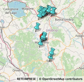 Mappa Via Isonzo, 06055 Marsciano PG, Italia (13.7805)