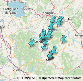 Mappa Via Isonzo, 06055 Marsciano PG, Italia (10.112)