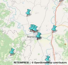 Mappa Via Isonzo, 06055 Marsciano PG, Italia (4.71167)