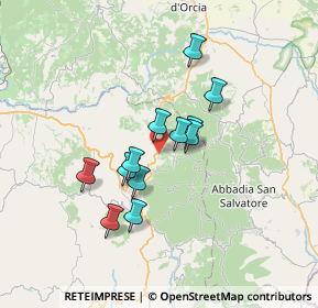 Mappa 58038 Seggiano GR, Italia (5.53667)