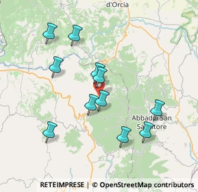 Mappa 58038 Seggiano GR, Italia (7.28)