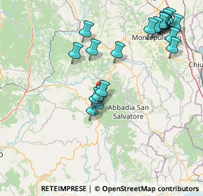 Mappa 58038 Seggiano GR, Italia (18.8895)