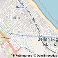Karte Bellaria-Igea Marina
