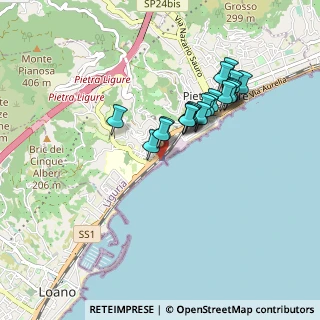 Mappa Pietra Ligure Stazione, 17027 Pietra Ligure SV, Italia (0.7745)