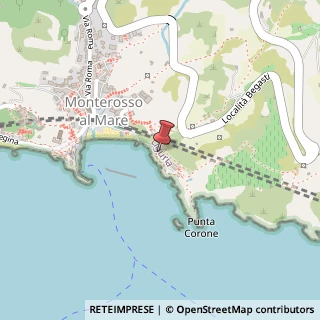 Mappa Via Don Pasquino Borghi, 8, 19016 Monterosso al Mare, La Spezia (Liguria)