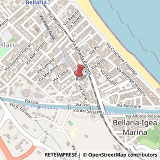 Mappa Via Torre, 52, 47814 Bellaria-Igea Marina, Rimini (Emilia Romagna)